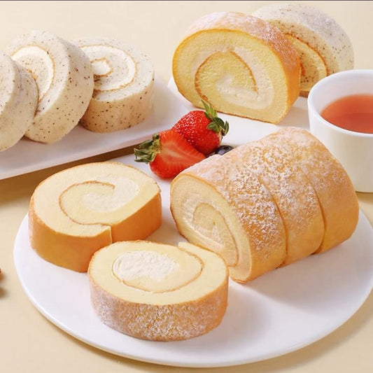 山姆超市代購爆款原味伯爵瑞士捲動物奶油即食糕點