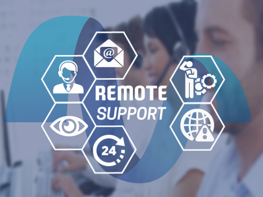 First time Online remote support