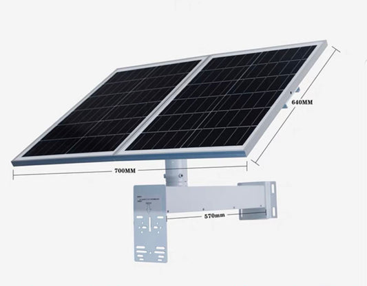 80W太陽能板 40AH儲電鋰電池 Panel Size 700*400*240mm